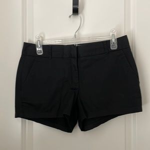 JCrew Black Chino Shorts